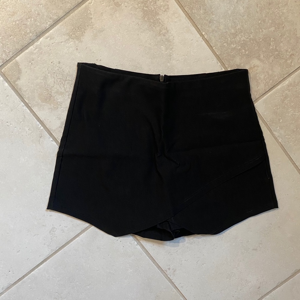Boutique black wrap skort! Never worn w/ tags!